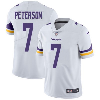 Nike Minnesota Vikings #7 Patrick Peterson White Men's Stitched NFL Vapor Untouchable Limited Jersey Men's